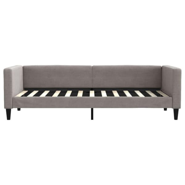 vidaXL daybed med udtræk 80x200 cm stof gråbrun