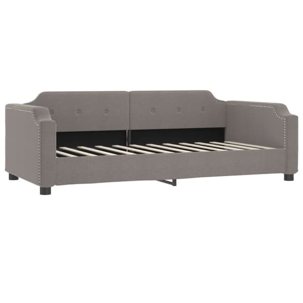 vidaXL Dagbädd taupe 90x200 cm tyg