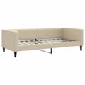 Miniatyrbillede 4 af 11: vidaXL daybed med madras 90x200 cm stof cremefarvet