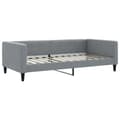 Miniatyrbillede 4 af 11: vidaXL daybed med madras 100x200 cm stof lysegrå