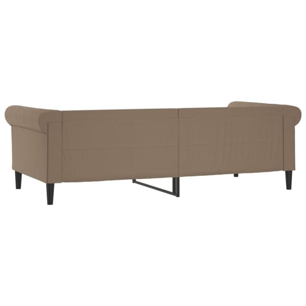 vidaXL Dagbädd cappuccino 90x200 cm konstläder