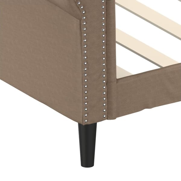 vidaXL Dagbädd cappuccino 90x200 cm konstläder