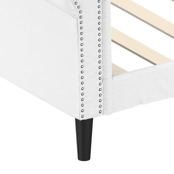 vidaXL Dagbädd vit 100x200 cm konstläder
