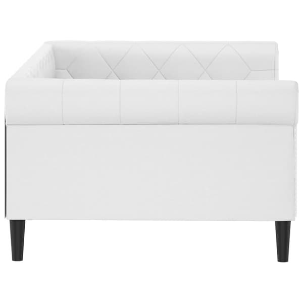 vidaXL daybed 100x200 cm kunstlæder hvid