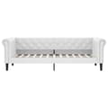 Miniatyrbillede 3 af 8: vidaXL daybed 90x200 cm kunstlæder hvid