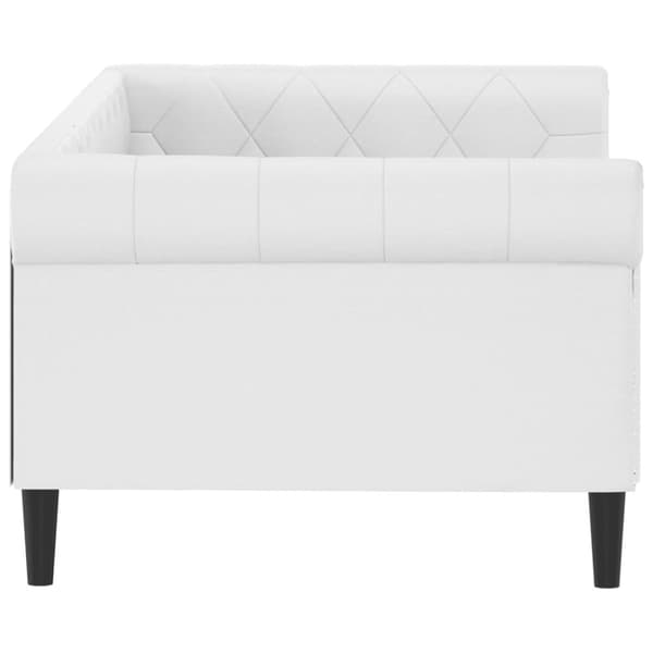 vidaXL daybed 90x200 cm kunstlæder hvid