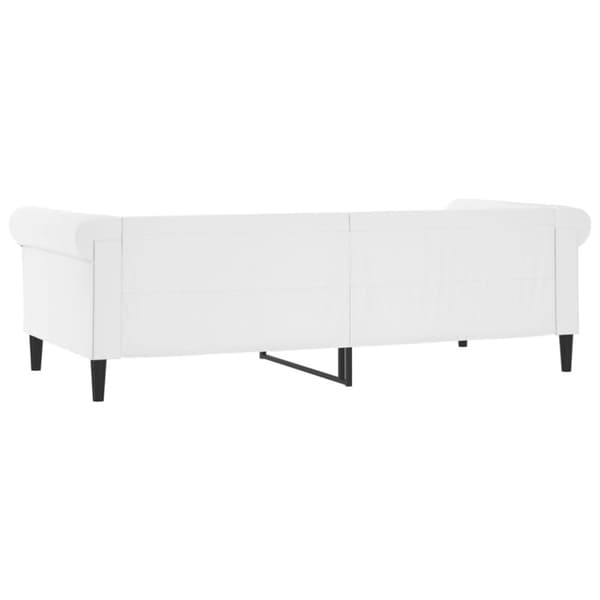vidaXL daybed 90x200 cm kunstlæder hvid