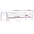 Miniatyrbillede 8 af 8: vidaXL daybed 90x200 cm kunstlæder hvid