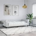Miniatyrbillede 2 af 8: vidaXL daybed 90x200 cm kunstlæder hvid