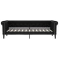 Miniatyrbillede 3 af 8: vidaXL daybed 90x200 cm kunstlæder sort