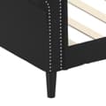 Miniatyrbillede 6 af 8: vidaXL daybed 90x200 cm kunstlæder sort