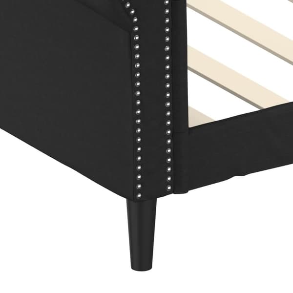 vidaXL daybed 90x200 cm kunstlæder sort