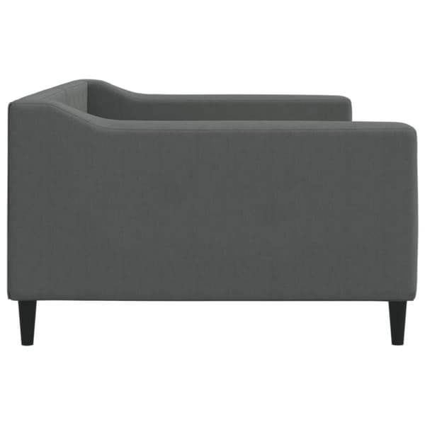 vidaXL daybed 100x200 cm stof mørkegrå