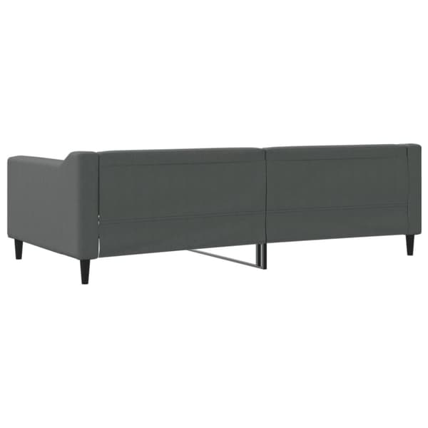vidaXL Dagbädd mörkgrå 100x200 cm tyg