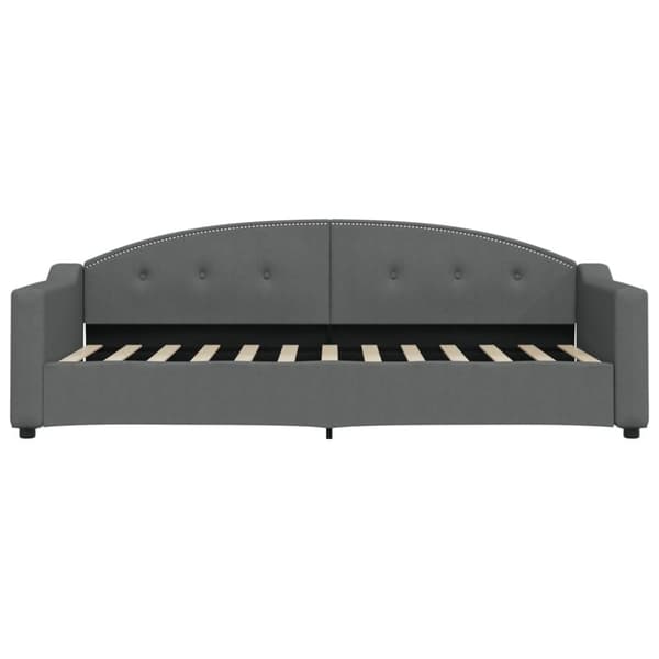vidaXL daybed 80x200 cm stof mørkegrå