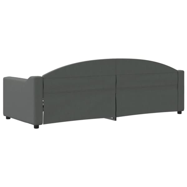 vidaXL daybed 80x200 cm stof mørkegrå