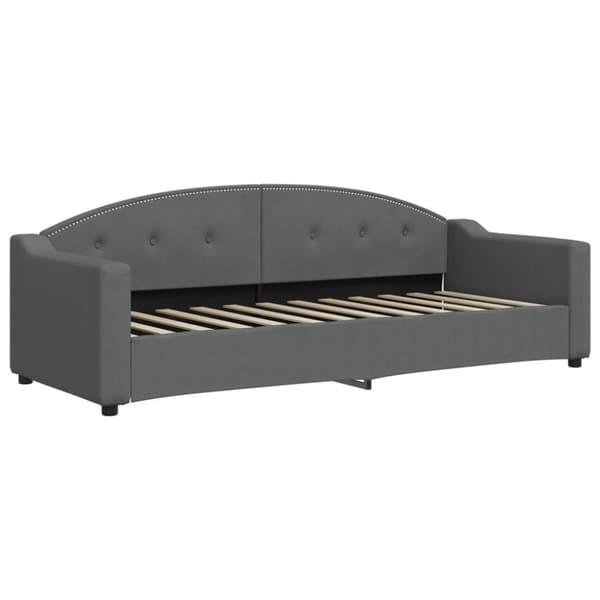 vidaXL daybed 80x200 cm stof mørkegrå