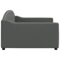Miniatyrbillede 4 af 8: vidaXL daybed 100x200 cm stof mørkegrå