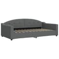 Miniatyrbillede 2 af 8: vidaXL daybed 100x200 cm stof mørkegrå