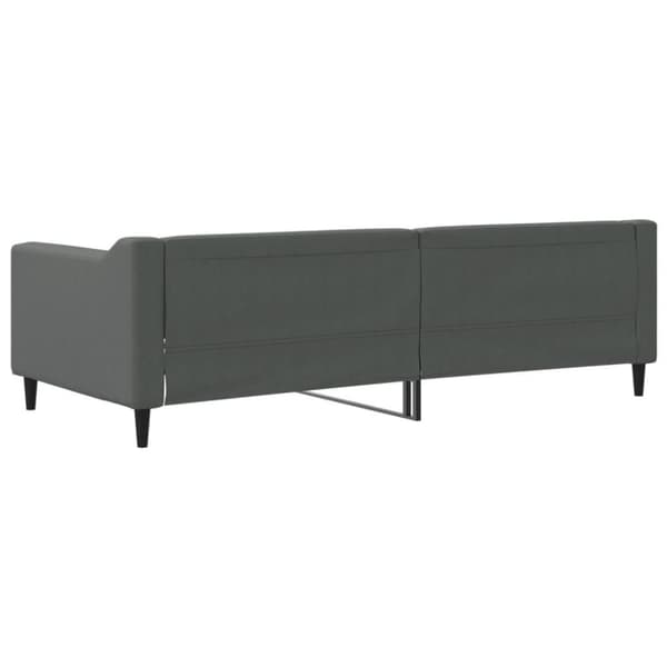 vidaXL Dagbädd mörkgrå 90x200 cm tyg