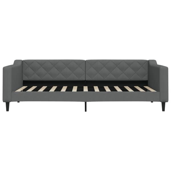 vidaXL Dagbädd mörkgrå 90x200 cm tyg