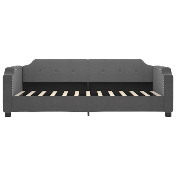 vidaXL daybed 80x200 cm stof mørkegrå