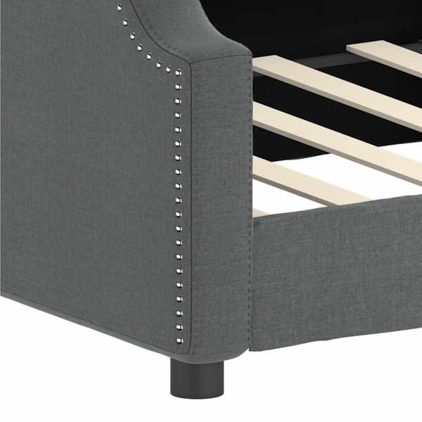 vidaXL daybed 80x200 cm stof mørkegrå