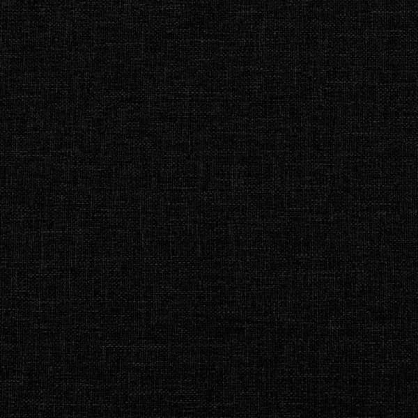 vidaXL Dagbädd utdragbar svart 90x200 cm tyg
