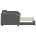 Miniatyrbillede 3 af 11: vidaXL daybed med udtræk 90x200 cm stof mørkegrå