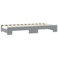 Miniatyrbillede 7 af 11: vidaXL daybed med udtræk 100x200 cm stof lysegrå