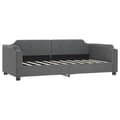 Miniatyrbillede 5 af 11: vidaXL daybed med udtræk 90x190 cm stof mørkegrå