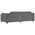 Miniatyrbillede 7 af 11: vidaXL daybed med udtræk 90x190 cm stof mørkegrå
