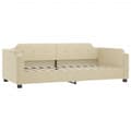 Miniatyrbillede 4 af 11: vidaXL daybed med udtræk 90x200 cm stof cremefarvet