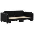 Miniatyrbillede 3 af 11: vidaXL daybed med udtræk 90x190 cm stof sort