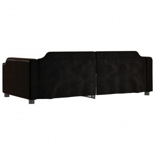 vidaXL daybed med udtræk 90x190 cm stof sort