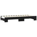 Miniatyrbillede 8 af 11: vidaXL daybed med udtræk 90x190 cm stof sort