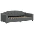 Miniatyrbillede 6 af 11: vidaXL daybed med udtræk 90x200 cm stof mørkegrå