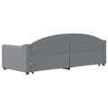 Miniatyrbillede 5 af 11: vidaXL daybed med udtræk 80x200 cm stof lysegrå