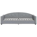 Miniatyrbillede 7 af 11: vidaXL daybed med udtræk 80x200 cm stof lysegrå