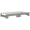 Miniatyrbillede 8 af 11: vidaXL daybed med udtræk 80x200 cm stof lysegrå