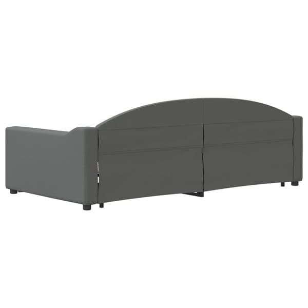 vidaXL daybed med udtræk 100x200 cm stof mørkegrå