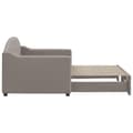 Miniatyrbillede 4 af 11: vidaXL daybed med udtræk 80x200 cm stof gråbrun