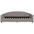 Miniatyrbillede 7 af 11: vidaXL daybed med udtræk 80x200 cm stof gråbrun