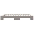 Miniatyrbillede 9 af 11: vidaXL daybed med udtræk 80x200 cm stof gråbrun