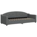 Miniatyrbillede 6 af 11: vidaXL daybed med udtræk 80x200 cm stof mørkegrå