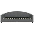 Miniatyrbillede 7 af 11: vidaXL daybed med udtræk 80x200 cm stof mørkegrå