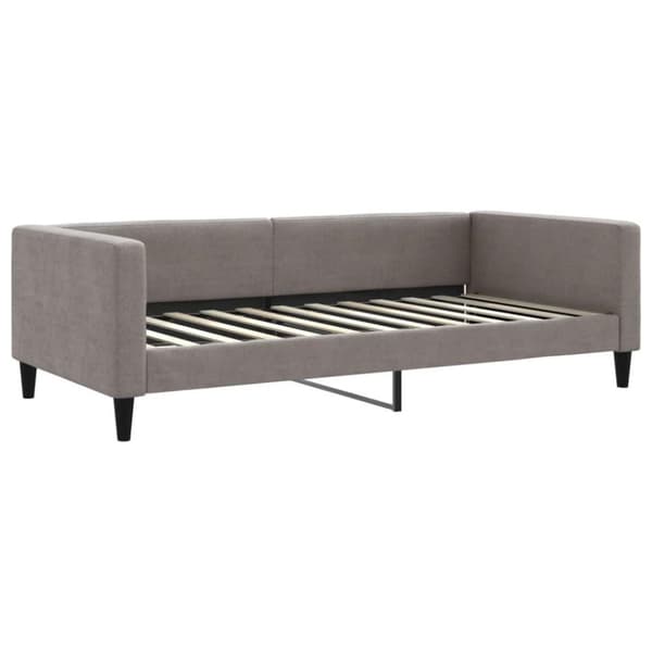 vidaXL Dagbädd taupe 100x200 cm tyg