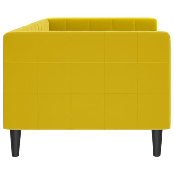 vidaXL daybed 80x200 cm velour gul