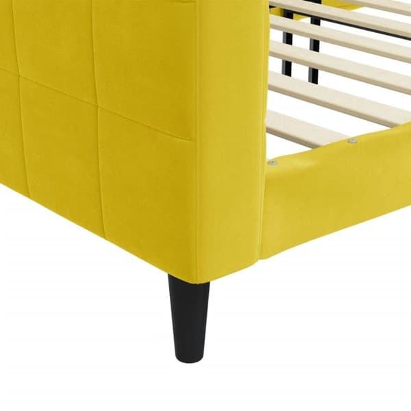 vidaXL daybed 80x200 cm velour gul