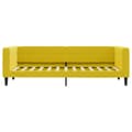 Miniatyrbillede 2 af 8: vidaXL daybed 80x200 cm velour gul